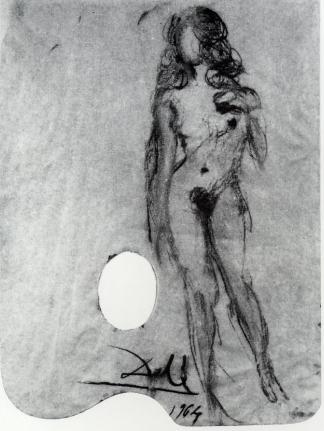 Untitled. Female Nude on a Palette, 1964.